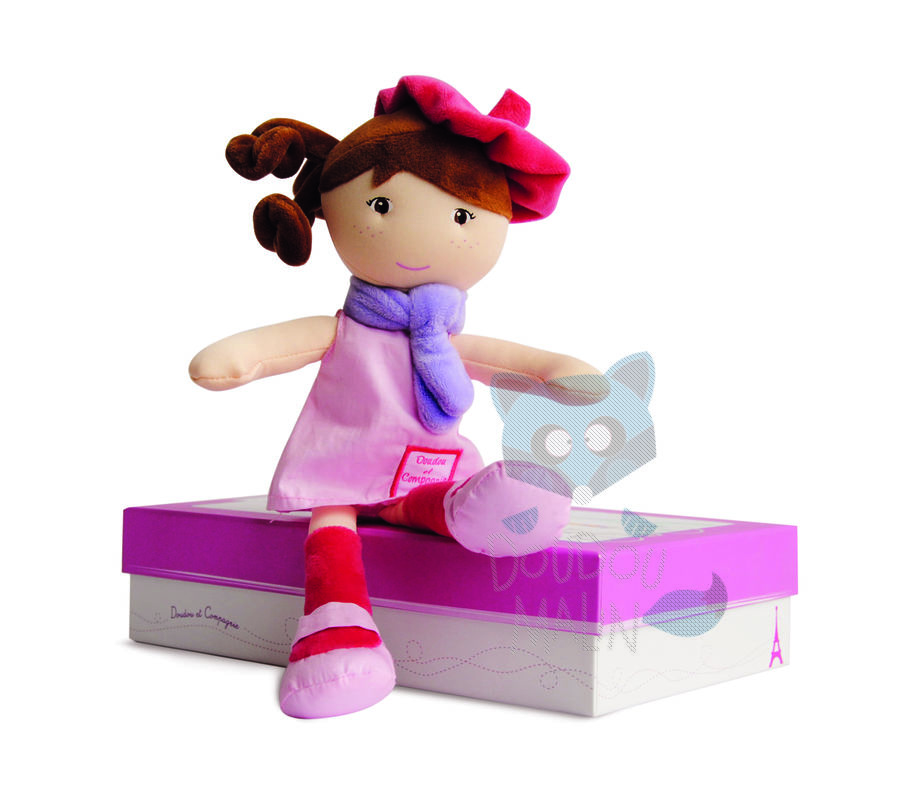  demoiselle paris camille doll pink purple dress 